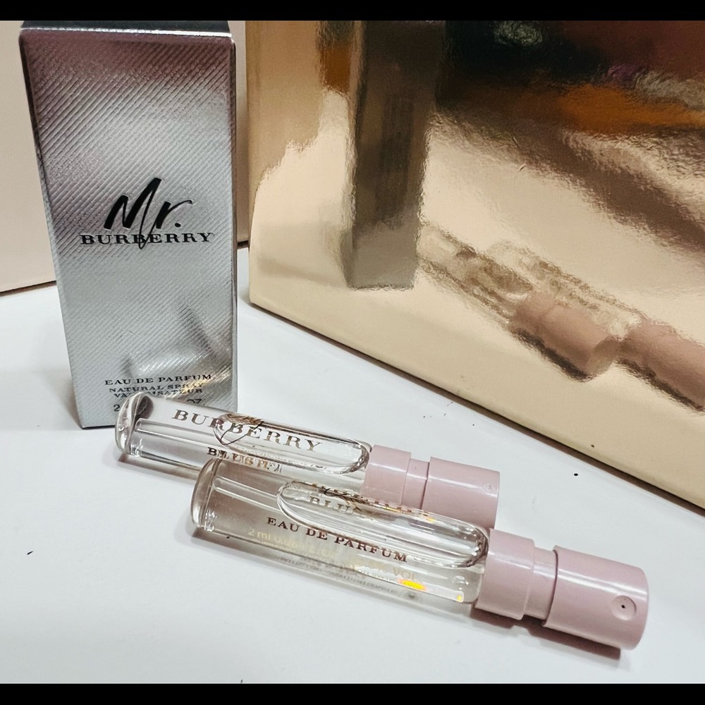 Lot of 2x My Burberry Blush and Mr. Burberry sample lot